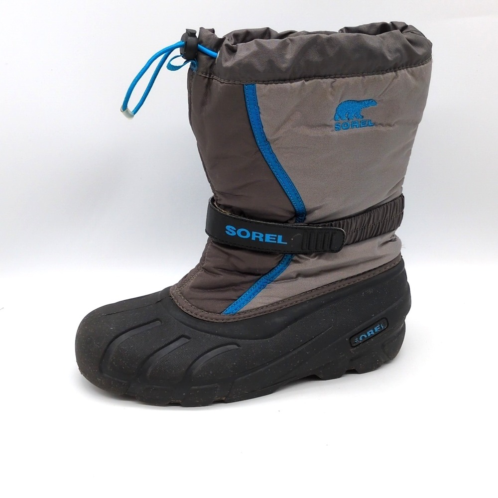 Sorel Boots Womens Gray 6 Insulated Snow Winter Shoe Mid Calf Warm NY1885-078‎